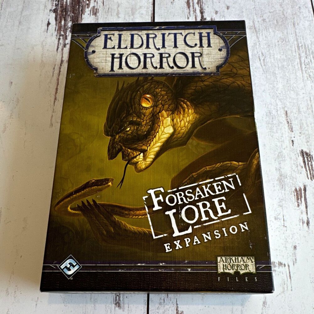 Fantasy Flight Eldritch Horror: Forsaken Lore Expansion 1-8 p Ages 14+ EH02